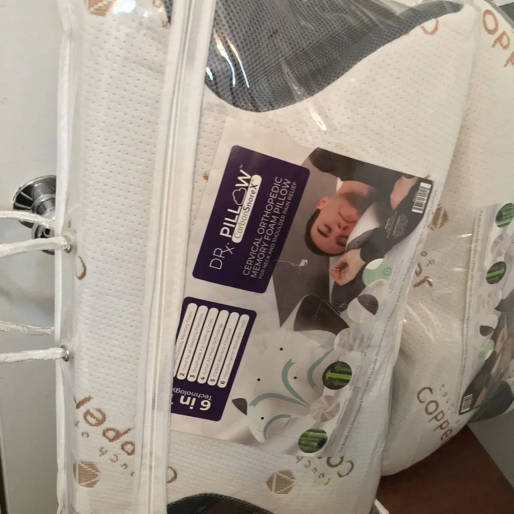 Dr. Pillow Carbon SnoreX Pillow. Cervical Orthopaedic memory foam pillow - Picture 8 of 12